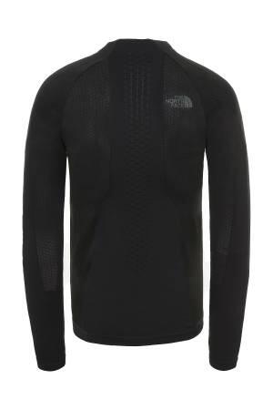 L/S Zıp Erkek Uzun Kollu Spor T-Shirt - NF0A3Y27 Siyah - 6