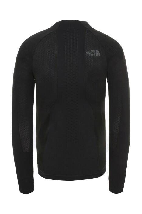 L/S Zıp Erkek Uzun Kollu Spor T-Shirt - NF0A3Y27 Siyah - 6