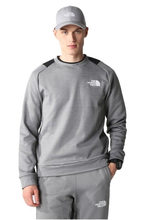 Ma Crew Fleece Erkek SweatShirt - NF0A7ZAL Gri - 1