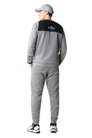 Ma Crew Fleece Erkek SweatShirt - NF0A7ZAL Gri - 2