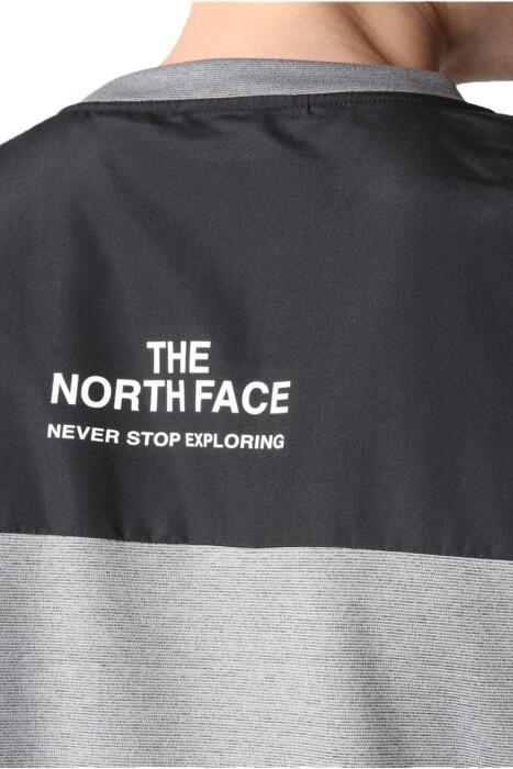 Ma Crew Fleece Erkek SweatShirt - NF0A7ZAL Gri - 7