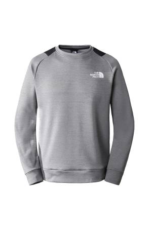 Ma Crew Fleece Erkek SweatShirt - NF0A7ZAL Gri - 8