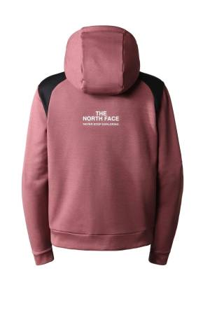 Ma Full Zıp Fleece Kadın Tam Boy Fermuarlı SweatShirt - NF0A7ZAU Bordo - 2