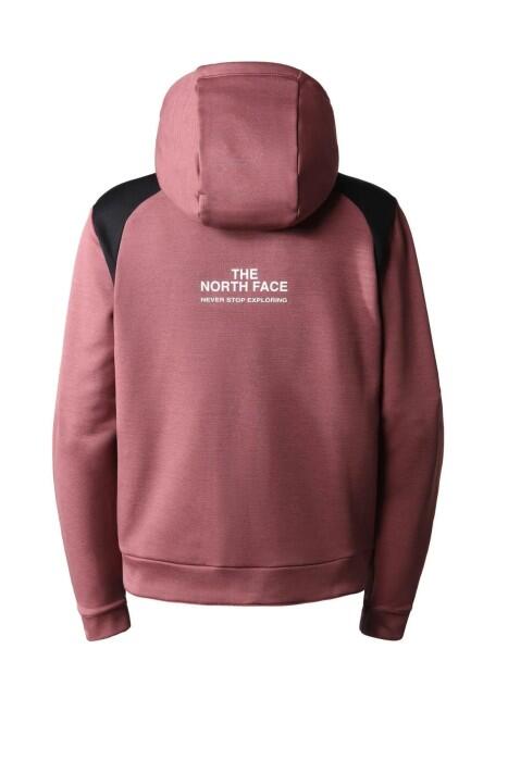 Ma Full Zıp Fleece Kadın Tam Boy Fermuarlı SweatShirt - NF0A7ZAU Bordo - 2