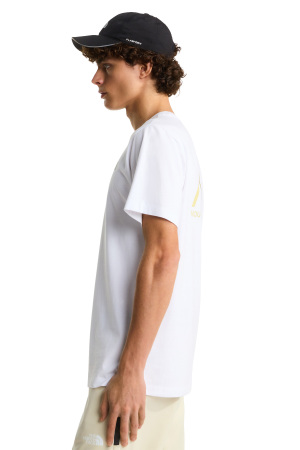 Ma Graphic Regular Short Sleeve -Gr Erkek T-Shirt - NF0A8GA4 Beyaz - 4