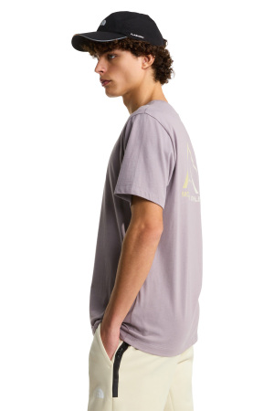Ma Graphic Regular Short Sleeve -Gr Erkek T-Shirt - NF0A8GA4 Gri - 4
