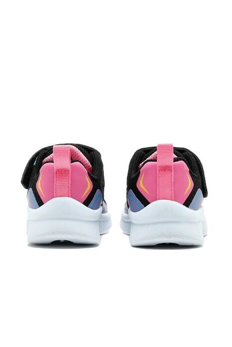 Microspec - Bright Retros Kız Çocuk Spor Ayakkabı - 302348N Siyah/Renkli - 5