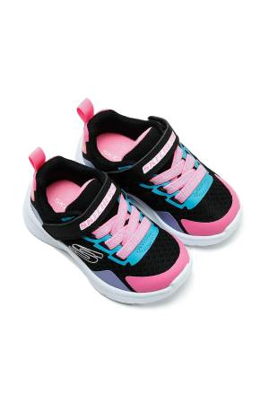 Microspec - Bright Retros Kız Çocuk Spor Ayakkabı - 302348N Siyah/Renkli - 6