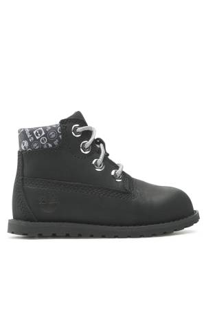 Mid Lace Up With Zip Çocuk Bot - TB0A2N2R Siyah - Timberland