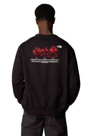 Mnt Annıversary Relaxed Crew Unisex Ceket - NF0A8DN6 Siyah - The North Face