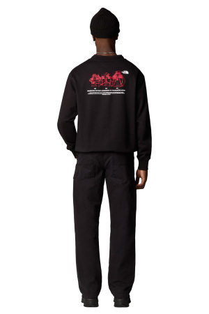 Mnt Annıversary Relaxed Crew Unisex Ceket - NF0A8DN6 Siyah - 3