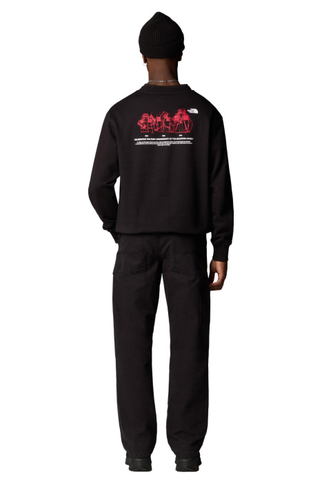 Mnt Annıversary Relaxed Crew Unisex Ceket - NF0A8DN6 Siyah - 3