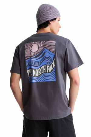 Mountaİn Escape Relaxed Erkek T-Shirt - NF0A8GB1 Antrasit - The North Face