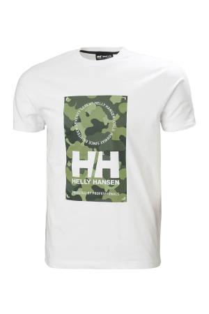 Move Cotton Erkek T-Shirt - 53976 Beyaz - Helly Hansen