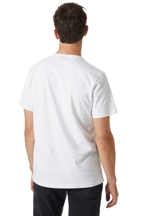 Move Cotton Erkek T-Shirt - 53976 Beyaz - 2