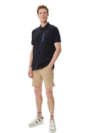 Nautica Erkek Fit Polo Yaka T-Shirt - K35550T Siyah - 3