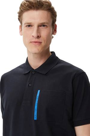 Nautica Erkek Fit Polo Yaka T-Shirt - K35550T Siyah - 4