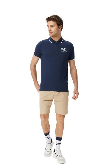 Nautica Erkek Polo Yaka T-Shirt - K35427T Lacivert - 2