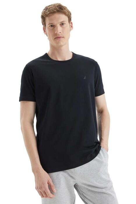 Nautica Erkek T-Shirt - V35009T Siyah - 1