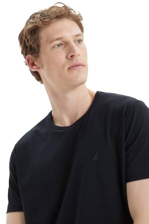 Nautica Erkek T-Shirt - V35009T Siyah - 4