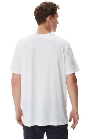 Nautica Erkek T-Shirt - V35552T Beyaz - Nautica