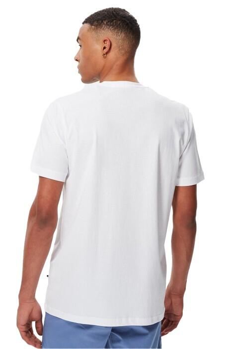 Nautica Erkek T-Shirt - V35556T Beyaz - 2