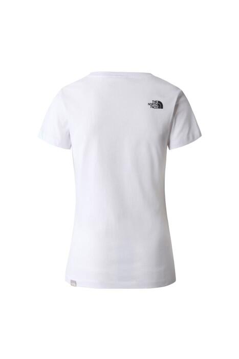 NeverStopExploring Tee-EU Kadın T-Shirt - NF00A6PR Beyaz - 2