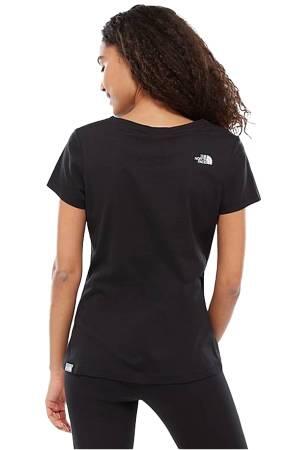Never Stop Exploring Tee - EU Kadın T-Shirt - NF00A6PR Siyah/Beyaz - 2