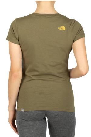 Never Stop Exploring Tee - EU Kadın T-Shirt - NF00A6PR Yeşil - 2