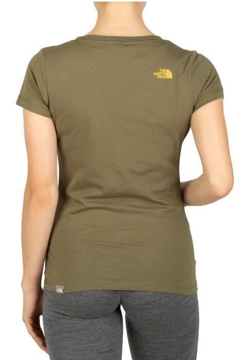 Never Stop Exploring Tee - EU Kadın T-Shirt - NF00A6PR Yeşil - 2
