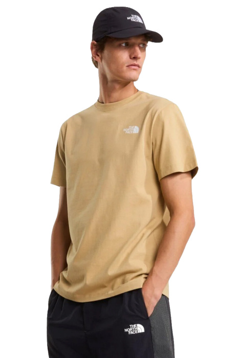 North Faces Reg Ss Tee-Graphic Erkek T-Shirt - NF0A8GUW Kahverengi - 1