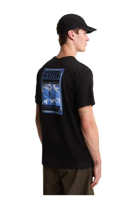North Faces Reg Ss Tee-Graphic Erkek T-Shirt - NF0A8GUW Siyah - 2
