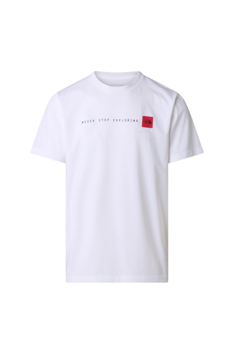 Nse Reg Ss Tee-Graphic Erkek T-Shirt - NF0A8GUV Beyaz - 5