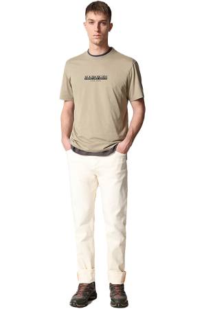 Oahu Ss Erkek T-Shirt - NP0A4F3A Gümüş - 2