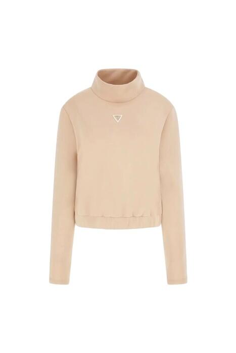 Olympe High Neck Kadın SweatShirt - V4YQ05KCAY2 Kahverengi - 1