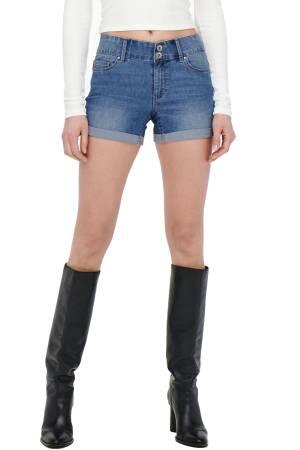 Onlcarmen Wıde Wb Denim Short - 15243798 Açık Mavi - 2