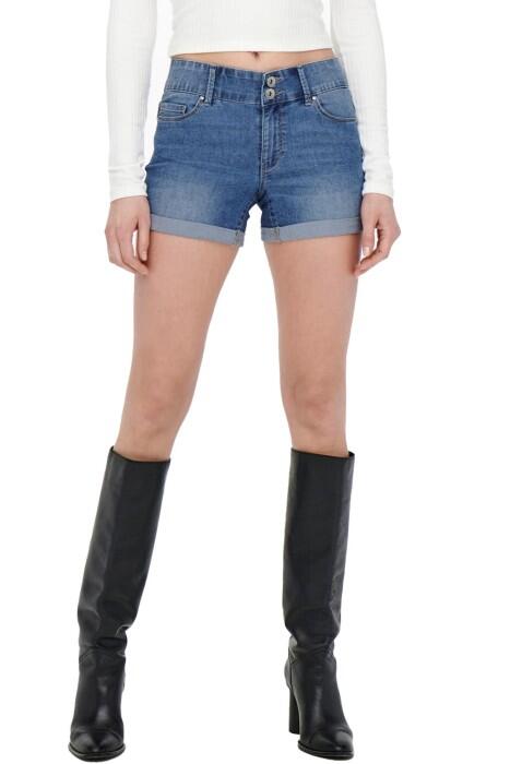 Onlcarmen Wıde Wb Denim Short - 15243798 Açık Mavi - 2
