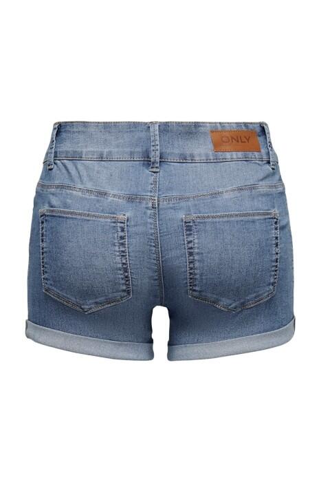 Onlcarmen Wıde Wb Denim Short - 15243798 Açık Mavi - 3