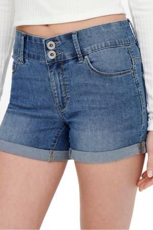 Onlcarmen Wıde Wb Denim Short - 15243798 Açık Mavi - 6