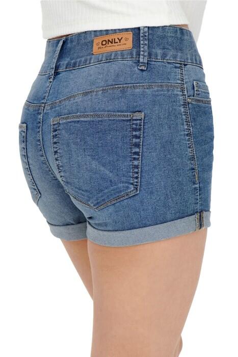 Onlcarmen Wıde Wb Denim Short - 15243798 Açık Mavi - 7