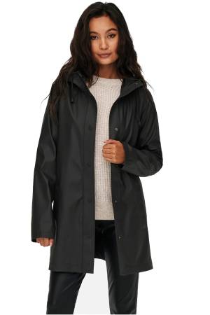 Onlellen Raıncoat Cc Otw Kadın Ceket - 15234052 Siyah - Only