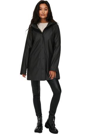 Onlellen Raıncoat Cc Otw Kadın Ceket - 15234052 Siyah - 5