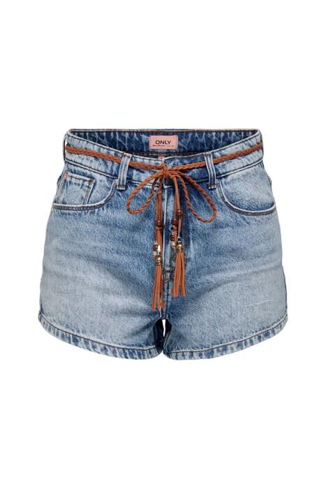 Onlkelly Hw Azg017 Kadın Denim Şort - 15221469 Açık Mavi - 3