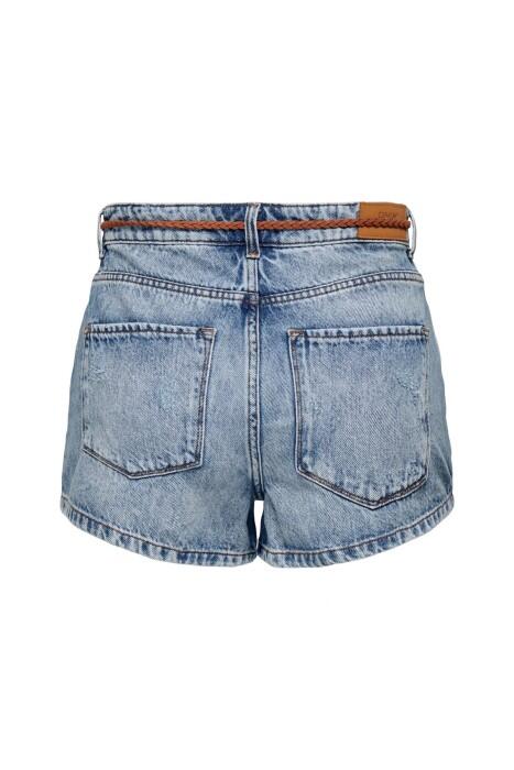 Onlkelly Hw Azg017 Kadın Denim Şort - 15221469 Açık Mavi - 4