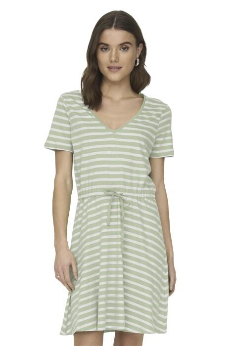 Onlmay S/S V-Neck Kadın Elbise - 15286935 Açık Yeşil - 1