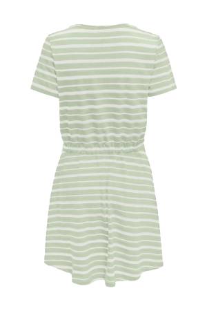 Onlmay S/S V-Neck Kadın Elbise - 15286935 Açık Yeşil - 4