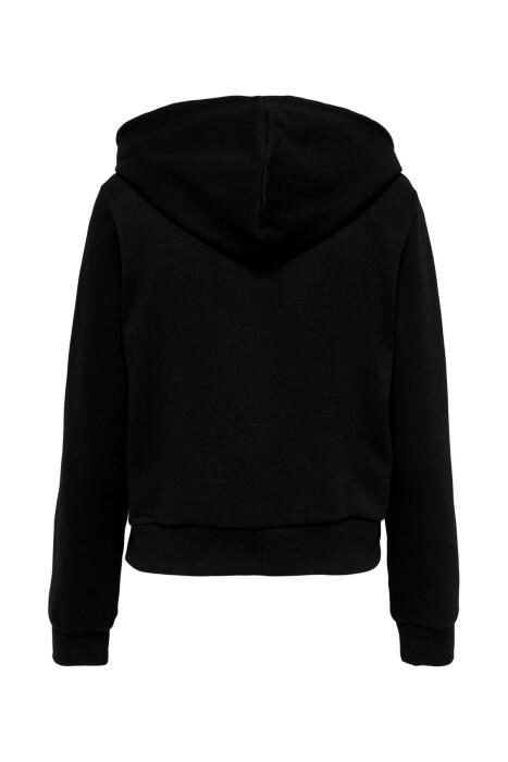 Onlnoomı L/S Hood Glıtter Kadın SweatShirt - 15281534 Siyah - 2