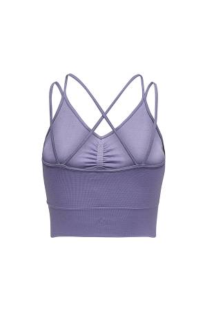 Onpfrıon Seam Sports Kadın Bra - 15280591 Mor - 4