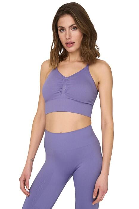 Onpfrıon Seam Sports Kadın Bra - 15280591 Mor - 6