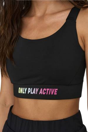 Onpgıll Logo Sports Kadın Bra - 15281440 Siyah - 7